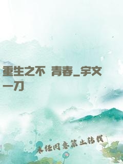 重生之不負青春