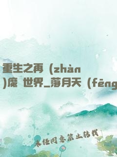 重生之再戰(zhàn)魔獸世界