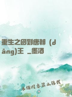 重生之回到唐朝當(dāng)王爺