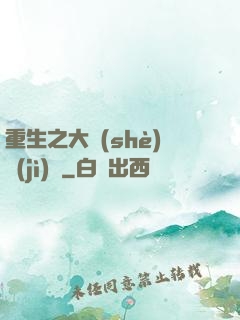 重生之大設(shè)計(jì)師