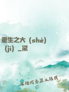 重生之大設(shè)計(jì)師
