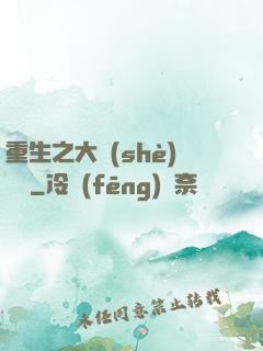 重生之大設(shè)計師