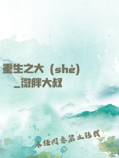 重生之大設(shè)計師