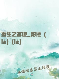 重生之官道