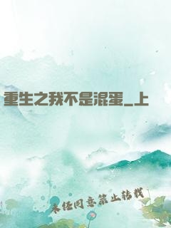 重生之我不是混蛋