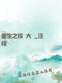 重生之投資大鱷