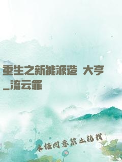 重生之新能源造車大亨