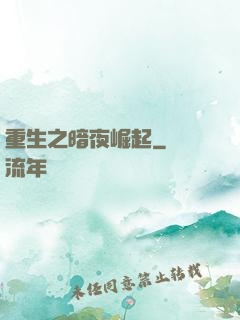 重生之暗夜崛起