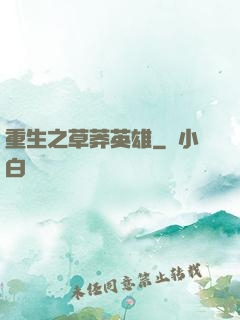 重生之草莽英雄