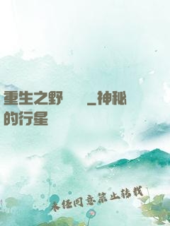 重生之野蠻盜賊