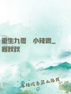 重生九零財運小辣妻