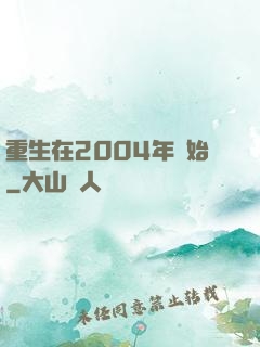 重生在2004年開始