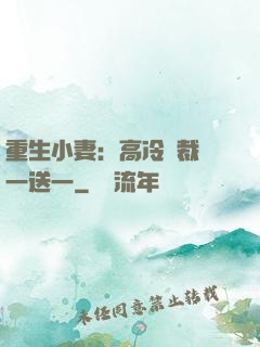 重生小妻：高冷總裁買一送一