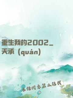 重生我的2002