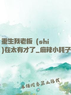 重生我老板實(shí)在太有才了
