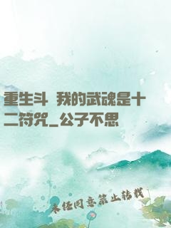 重生斗羅我的武魂是十二符咒