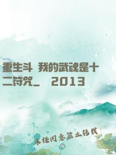 重生斗羅我的武魂是十二符咒