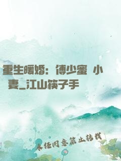 重生暖婚：傅少蜜寵小嬌妻