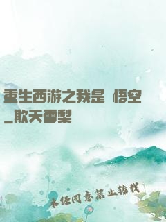 重生西游之我是孫悟空