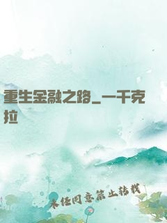 重生金融之路