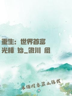 重生：世界首富從賣熒光棒開始