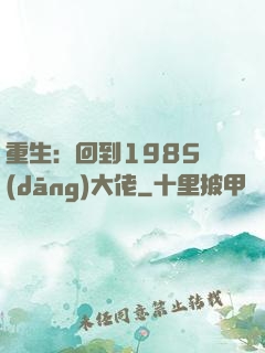 重生：回到1985當(dāng)大佬