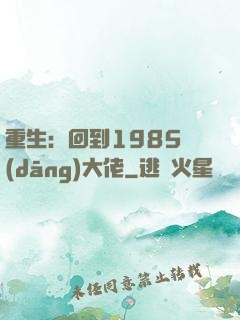 重生：回到1985當(dāng)大佬