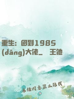 重生：回到1985當(dāng)大佬