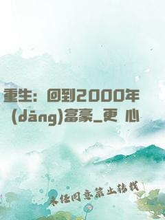重生：回到2000年當(dāng)富豪