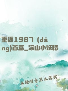 重返1987當(dāng)首富