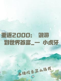 重返2000：從做游戲到世界首富