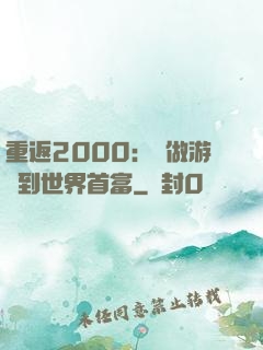 重返2000：從做游戲到世界首富