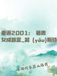 重返2001：帶著妻女成首富