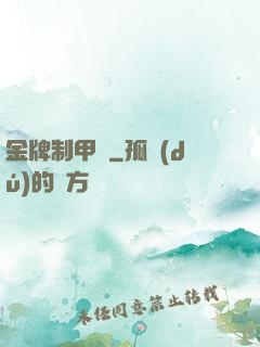 金牌制甲師
