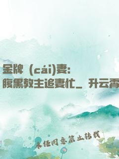 金牌財(cái)妻：腹黑教主追妻忙