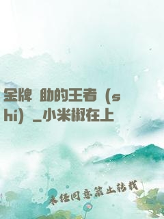 金牌輔助的王者時(shí)間