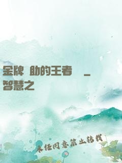 金牌輔助的王者時間