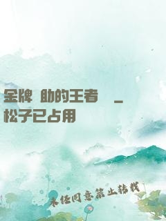 金牌輔助的王者時間
