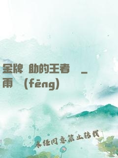金牌輔助的王者時間