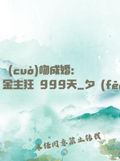 錯(cuò)吻成婚：金主狂愛999天