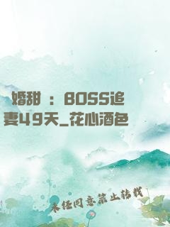 閃婚甜愛：BOSS追妻49天