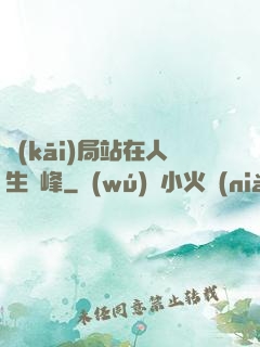 開(kāi)局站在人生巔峰