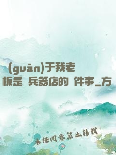 關(guān)于我老板是開兵器店的這件事