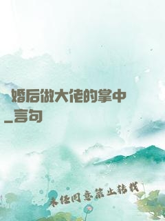 隱婚后做大佬的掌中嬌