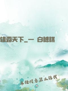 雄霸天下