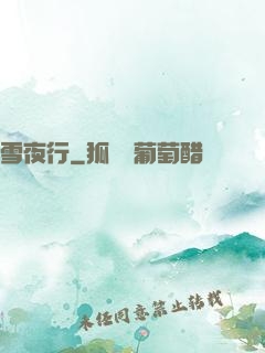 雪夜行