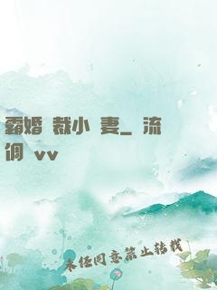 霸婚總裁小蠻妻