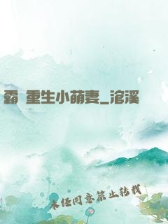 霸寵重生小萌妻