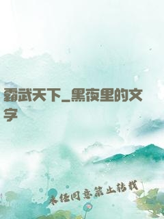 霸武天下
