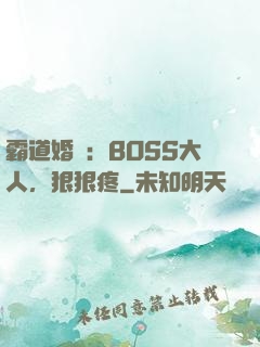 霸道婚寵：BOSS大人，狠狠疼
